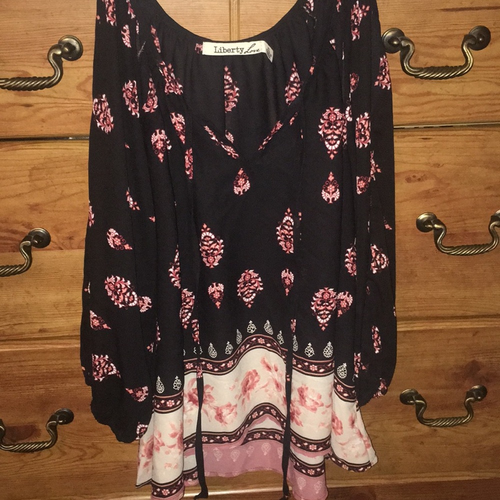 Long sleeve blouse
